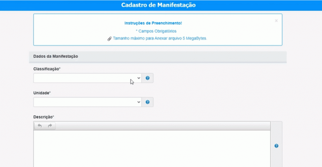 tratamento de manifestações sigilosas - Sistema OMD para tratamento de manifestações LGPD